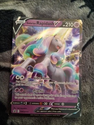 Galarian Rapidash V SWSH111 SWSH: Sword & Shield Promo Cards Holo - Image 1 of 4