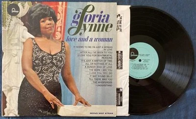GLORIA LYNNE LOVE AND A WOMAN~1965 FONTANA DEEP GROOVE 1st PRESS LP~MONO~INNER - Image 1 of 3