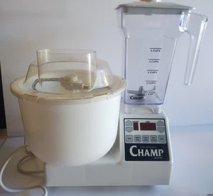 K-Tec Kitchen Champ Mixer Blender Base Bowl Attachments Food Preparer C-4 USA - Picture 1 of 15