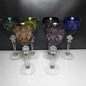 6 x WMF Cristal Cabinet Gläser Bleikristall Weingläser Top Zustand Römergläser - Bild 1 von 9