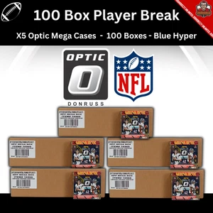 LUKE MCCAFFREY WAS 2024 Optic Football 5 Cases 100 Mega Box Player Break #1480 - Picture 1 of 3