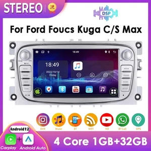 CarPlay for Ford Monded Focus S/C-MAX GALAXY Android Stereo Radio GPS Navi +BT - Picture 1 of 12