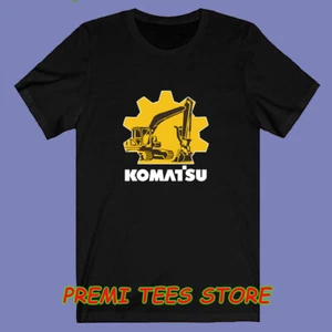 Komatsu Excavator Men's Black Size S-3XL - Picture 1 of 1