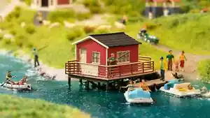 HO Scale Accessories - 14259 - Boat Rental Shack - Kit - Picture 1 of 2