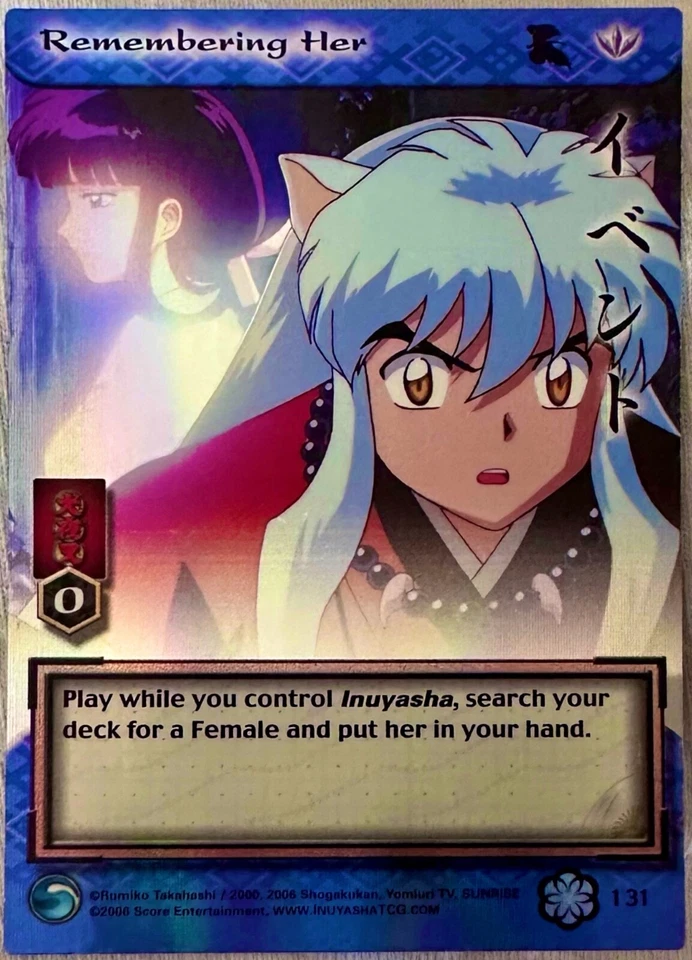 InuYasha Remembering Her #131 Foil Rare Near Mint - Image 1 of 1