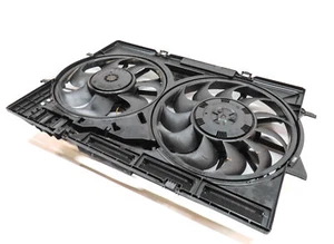 2009-2012 AUDI A5 S4 S5 (B8 8K 8T 8R) RADIATIOR COOLING FAN ASSEMBLY & SHROUD - Picture 1 of 8