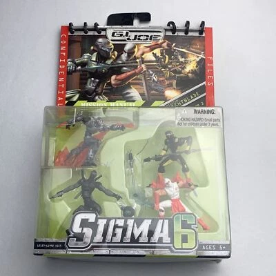 G.I. Joe: Sigma 6 - Mission: Nightblade Action Figures Pack - Hasbro 2006 New Foto 1 de 4