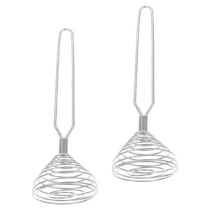 2 Pcs Pressure Egg Beater Handheld Tool Multi-use Whisking Household - Picture 1 of 12