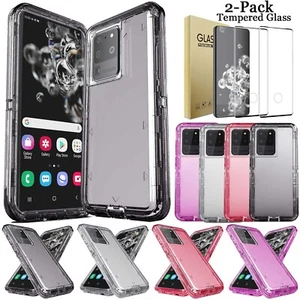 Funda ultra transparente para teléfono Samsung Galaxy S20/S20 Plus / Protector de pantalla - Imagen 1 de 54
