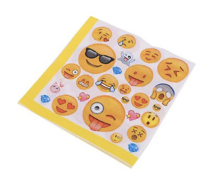 Emoji emoticonos sonriente tema fuentes de mesa de fiesta de cumpleaños 8 invitados Taza Gratis