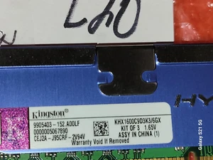 Kingston Hyper 2GB DDR3 Desktop Memory KHX1600C9D3K3 - Picture 1 of 2