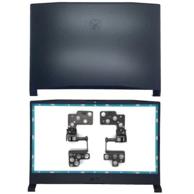New for MSI Katana GF66 11UE 11UG MS-1581 MS-1582 LCD Back Cover+Bezel+Hinges - Image 1 of 4
