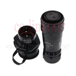 Conector impermeable de 2 pines serie WEIPU SA20, SA2010 SA2015 enchufe de aviación IP67 - Imagen 1 de 6