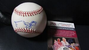 Felix Pie signed baseball JSA Certified