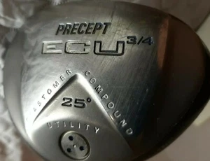 Precept ECU 3/4 Hybrid Utility 25° Graphite Regular Flex Shaft Right Hand L•flex - Picture 1 of 4