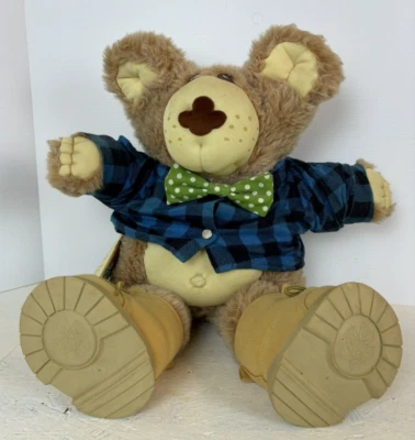 Vintage 1985 Furskins Teddy Bear Xavier Roberts Stuffed Animal 18 inches Plush - Image 1 of 4
