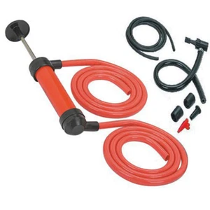Deluxe Siphon Pump Tool Kit Transfer Petrol Diesel Oil Fluid Syphon Extractor UK - Picture 1 of 6
