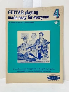 Guitar Playing Made Easy for Everyone Piano Keyboard Vocals Sheet Music Tabs - Picture 1 of 11