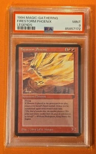 🔴 1994 Magic The Gathering LEGENDS Firestorm Phoenix PSA 9 🔴  - Picture 1 of 2