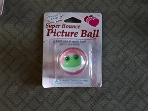 De colección Super Ball Bouncy Picture Ball Frog - Love Toy ¡NUEVO SIN USAR! 11-10 - Imagen 1 de 3