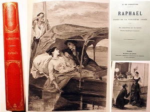 LAMARTINE/RAPHAEL/PAGES DE LA 20 EME ANNEE/ED QUANTIN/DIX COMPOS DE SANDOZ/1886 - Imagen 1 de 1