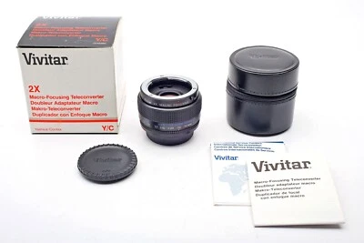 Vivitar 2x Macro-focusing teleconverter Variable Extension Tube++Contax/Yashica - Image 1 of 4