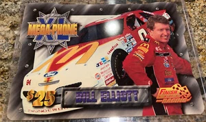 Bill Elliott 1996 96 Finish Line 5X7 Jumbo 25,00 $ XL Mega Telefonkarte ohne Kratzer - Bild 1 von 2