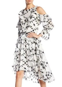 Joie 153141 Women's Alpheus Cold Shoulder Hi-Lo Dress Sz. Small - Picture 1 of 3