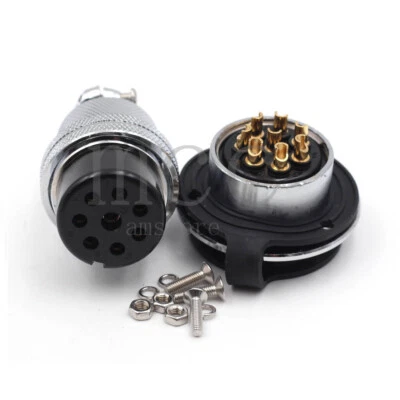 GX30 IP44 8Pin Aviation Plug Socket,Waterproof Electrical Wire Connector 10A - Image 1 of 4