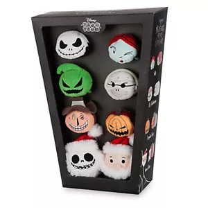 Disney Parks NIGHTMARE BEFORE CHRISTMAS Tsum Tsum Sarg 8 Plüschtier 3,5" Box Set HT - Bild 1 von 11