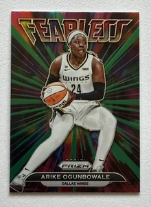 Arike Ogunbowale 2022 Prizm WNBA Fearless Green Prizm Parallel Dallas Wings - Bild 1 von 2
