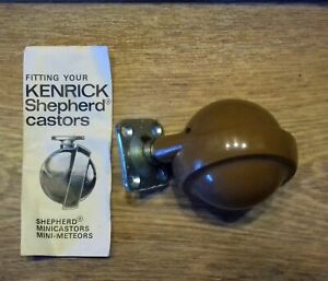8 Vintage Shepherd Kenrick 2.5inch Castors. In Original Box. with screws
