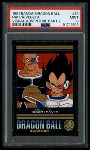Dragon Ball Japanese Visual Adventure 2 76 Nappa Vegeta 1991 PSA 9 91713519 - Imagen 1 de 2