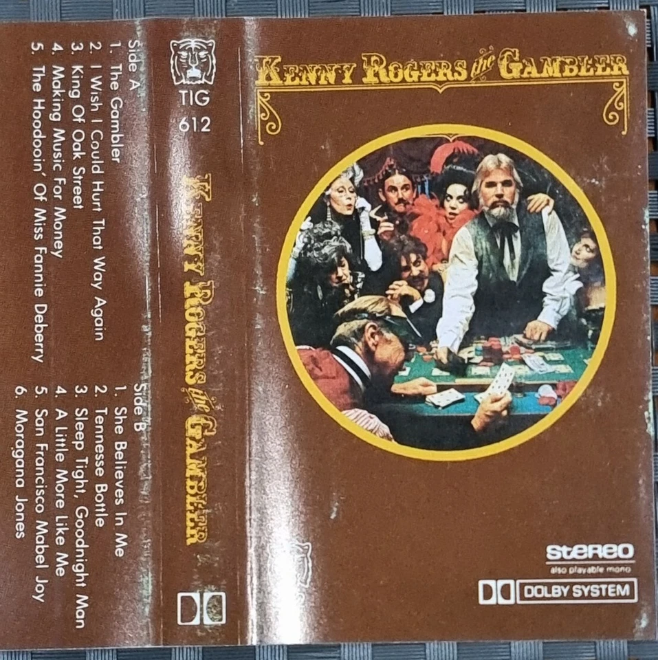 The Gambler de Kenny Rogers en cinta de casete - ¡¡Raro!! - Envío gratuito Foto 1 de 3
