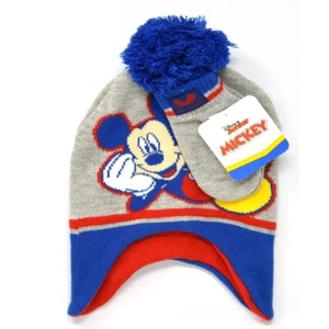 Disney's Mickey Mouse Scandi and Mittens Set for Kids, Mickey Mouse Hat and Mitt - Picture 1 of 3