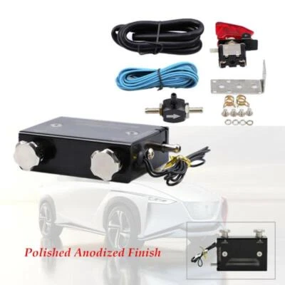 Turbocompresor electrónico Turbo Boost PSI pulido de doble etapa con interruptor Foto 1 de 4