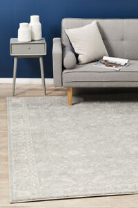 Nuray Grey Traditional Persian Rug Large Floor Carpet Mat Modern Design NEW
