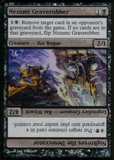 MTG - Champions of Kamigawa 3x FOIL Nezumi Graverobber!  SP Cond! FREE SHIPPING!