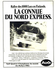 Publicité Advertising  1022  1983  Audi Quattro Championne Monde Rallyes Finland
