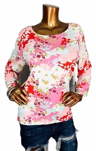 The Pioneer Woman XXL Top NWT Stretch Floral Easywear Soft 3/4 Bell Slvs Blouse - Picture 1 of 8