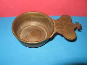Russian Orthodox Church bronze cup/warmer with gilding from 19th century - RARE! - Picture 1 of 18