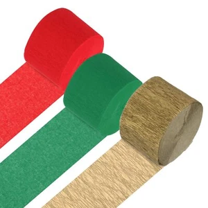Crepe Paper Streamers 3 Roll Party Decorations Streamers for Birthday Wedding... - Picture 1 of 7