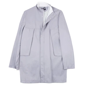 Kiton Light Gray Lambskin Leather Three-Quarter Jacket M (Eu 50) Coat NWT - Picture 1 of 12