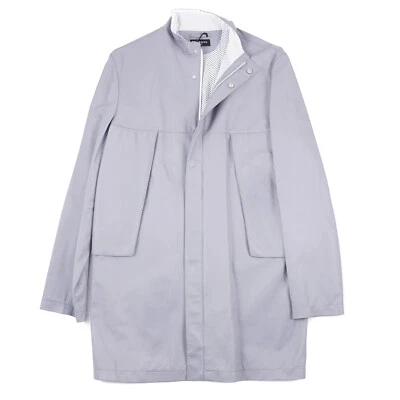 Kiton Light Gray Lambskin Leather Three-Quarter Jacket M (Eu 50) Coat NWT - Image 1 of 4