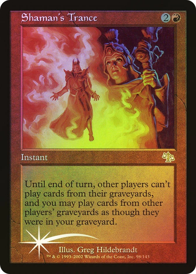 MTG FOIL Shaman's Trance  - Judgment #098 - Image 1 of 1