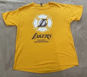 Los Angeles Lakers “Thank You First Responders” T-Shirt Men’s XL - Picture 1 of 6