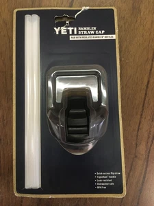 Yeti Rambler tappo di paglia bottiglia NERO nuovo SIGILLATO adatto a tutti i Rambler autentico - Foto 1 di 5