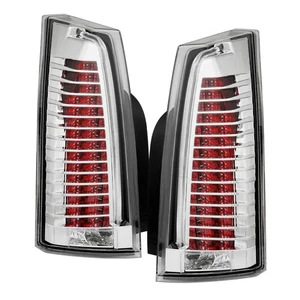 For Cadillac CTS 08-13 Full LED Clear Housing Tail Light Chrome SET - Bild 1 von 6