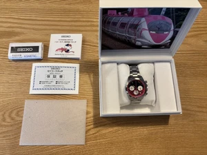 Orologio SEIKO Hello Kitty Shinkansen Taglia L Acciaio Inox NUOVO Limitato - Foto 1 di 4