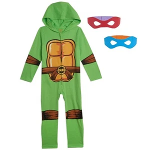 Teenage Mutant Ninja Turtles Costume 4 Masks Donatello Leonardo Raphael Michaela - Picture 1 of 15